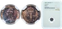 Great Britain 1 Penny Great Britain Kingdom 1889 1 Penny - Victoria (2nd portrait; Maundy issues) Silver (.925) (14000) 0.47g NGC MS 63 KM 770 Sp 3936 -
