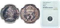 Great Britain 3 Pence Great Britain Kingdom 1889 3 Pence - Victoria (2nd portrait; incl. Maundy) Silver (.925) (4587000) 1.41g NGC MS 62 KM 758 Sp 393 -