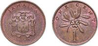 Jamaica 1 Cent Jamaica 1970 1 Cent (Wide legend) Bronze 4.15g BU KM 45 -