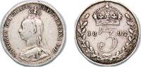 Great Britain 3 Pence Great Britain United Kingdom 1892 3 Pence - Victoria (2nd portrait; incl. Maundy) Silver (.925) Royal Mint (Tower Hill) (2578200 -