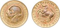 Germany 5 000 000 Mark Germany Prussian province of Westphalia Weimar Republic 1923 5 Millionen Mark - Westfalen (Freiherr vom Stein, Shows value in th -