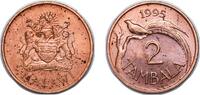Malawi 2 Tambala Malawi Republic 1995 2 Tambala (non-magnetic) Bronze 3.31g BU KM 34 -