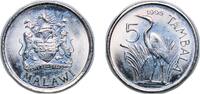 Malawi Malawi Republic 1995 5 Tambala Nickel plated steel 2.79g BU KM 32 5 Tambala 1995 BU