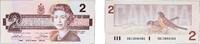 Canada 2 Dollars Canada 1986 2 Dollars Paper UNC Ch GPM BC-55 P 94 -