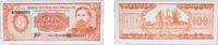Paraguay 100 Guaraníes Paraguay Republic 1952 100 Guaranies (Orange type) Paper AU P 199 -