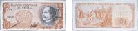 Chile 10 Escudos Chile 1967 10 Escudos (2nd. type; blue/black serial) Paper UNC P 143 -
