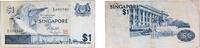 Singapore 1 Dollar Singapore Republic 1976 1 Dollar Paper VF P 9 -