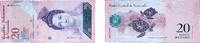 Venezuela 20 Bolivars Venezuela Bolivarian Republic 2013 20 Bolívares Paper UNC P 91 NCV bbcv20bsf-aa NCV bbcv20bsf-ab -