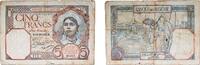 Algeria 5 Francs Algeria French Overseas Department 1933 5 Francs Paper VF P 77 -