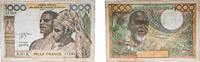 Western African States 1000 Francs CFA Western African States 1978 1000 Francs (IVORY COAST) Paper VF P 3 -