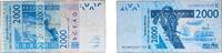 Western African States 2000 Francs CFA Western African States Central Bank of Western African States 2003 2000 Francs Paper VF P _16 -