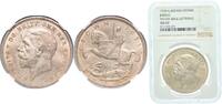 Great Britain 1 Crown Great Britain United Kingdom 1935 1 Crown - George V (Silver Jubilee) Silver (.500) (714769) NGC MS 63 KM 842 Sp 4048 Sp 4049 -