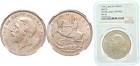 Great Britain 1 Crown Great Britain United Kingdom 1935 1 Crown - George V (Silver Jubilee) Silver (.500) (714769) NGC MS 62 KM 842 Sp 4048 Sp 4049 -