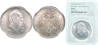 1911 D Munich Mint Germany Kingdom of Bavaria Second Empire 1911 D 5 Mark - Otto Prince Regent Luitp