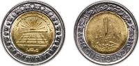 Egypt 1 Pound Egypt 2019 (AH1440) 1 Pound (Solar Energy Farms in Aswan) Bimetallic: brass plated steel centre in nickel plated steel ring (400 -