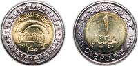 Egypt 1 Pound Egypt 2019 (AH1441) 1 Pound (Ministry of Social Solidarity) Bimetallic: brass plated steel centre in nickel plated steel ring (9 -