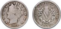 United States 5 Cents United States Egypt 1912 D 5 Cents Liberty Nickel (with CENTS) Copper-nickel (8474000) 4.88g VF KM 112 Schön 119 -