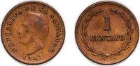 El Salvador 1 Centavo El Salvador Republic 1947 1 Centavo Brass (95% Copper, 5% Zinc) (5000000) 2.44g VF KM 135.1 -