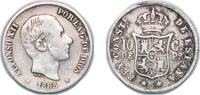 Philippines 10 Centavos Philippines kingdom 1885 10 Centavos - Alfonso XII Silver (.835) Manila (5624662) 2.57g VF KM 148 -