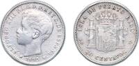 Puerto Rico 20 Centavos Puerto Rico Spanish colony 1895 PGV 20 Centavos Silver (.835) (3350000) 4.95g VF Cleaned KM 22 -