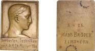 Germany Germany 1926 Medal - Dem Besten techniken Hans Broder Elmshorn Bronze 24.12g AU -