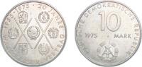Germany 10 Mark Germany German Democratic Republic 1975 A 10 Mark (The Warsaw Pact) Nickel brass (2522356) 11.92g UNC KM 58 Schön 54 J 1557 AKS -