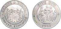 Great Britain 5 ECU Great Britain 1992 5 ECU (Three Graces) Copper-nickel 20.6g BU X 16 -