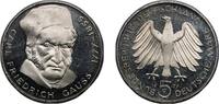 Germany 5 Deutsche Mark Germany Federal Republic 1977 J 5 Deutsche Mark (Carl Friedrich Gauss) Silver (.625) (Copper .375) (250000) 11.21g BU KM 145 J -