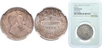 Germany 1 Gulden Germany Grand-duchy of Baden German states 1847 1 Gulden - Leopold I Silver (.900) Staatliche Münze Baden-Württemberg (396740) 1 -