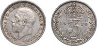 Great Britain 3 Pence Great Britain United Kingdom 1926 3 Pence - George V (2nd issue; incl. Maundy) Silver (.500) (4109000) 1.41g XF KM 813a Sp 4026 -