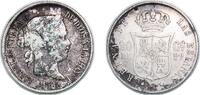 Philippines 20 Centavos Philippines Spanish colony 1868 20 Centavos - Isabella II Silver (.900) Manila Mint (1126400) 5g VF KM 146 -