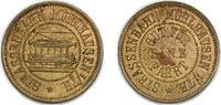 Germany Germany ND Token - Strassenbahn Mühlhausen Brass 2.37g UNC -