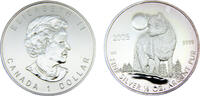 Canada 1 Dollar Canada Commonwealth Elizabeth II 2006 1 Dollar Timber Wolf -