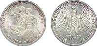 Germany 10 Deutsche Mark Germany Federal Republic 1972 G 10 Deutsche Mark (Olympic Games in Munich) Silver (.625) Karlsruhe Mint (4850000) 15.61g UNC KM -