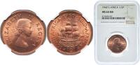 South Africa ½ Penny South Africa Union 1960 ½ Penny - Elizabeth II (1st portrait) Bronze (95% Cu, 4.5% Zn, 0.5% Sn) Pretoria Mint (2551794) 5.67g NG -