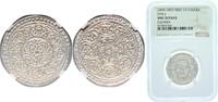 China 1 Tangka China Tibet Ganden Phodrang 1899 - 1907 1 Tangka (Ga-den Tangka) Silver 4.6g NGC UNC Y 13 L&M 627 -