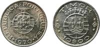 Timor 10 Escudos Timor Portuguese colony 1970 10 Escudos Copper-nickel Lisbon Mint (700000) 8.96g UNC KM 22 Gomes R 16 -