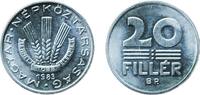 Hungary 20 Fillér Hungary 1983 BP. 20 Fillér Aluminium (Aluminium 97%, Magnesium 3%) Hungarian mint (43210000) 0.96g BU KM 573 ÉH 1593 H 2333 Sch -