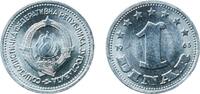 Yugoslavia 1 Dinar Yugoslavia 1963 1 Dinar (SFR legend) Aluminium (99 % Al) Belgrade Mint 0.92g BU KM 36 Schön 31 -