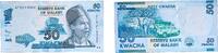 Malawi 50 Kwacha Malawi Republic 2012 50 Kwacha Paper UNC P 58 -