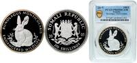 Somalia 250 Shillings Somalia Republic 2005 250 Shillings (Bunolagus Monticularis) Silver 20g PCGS PR 69 Top Pop -