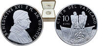 10 Euros 2011 R Rome Mint Vatican City Vatican City City State 2011 R 10 Euros - Benedict XVI (Priestly Ordination) Silver (.925) Rome Mint (9998...