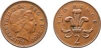 Great Britain 2 Pence Great Britain 2000 2 Pence - Elizabeth II (4th portrait; magnetic) Copper plated steel Royal Mint (536659000) 7.17g AU KM 987 S -