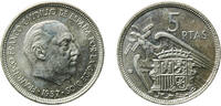 Spain 5 Pesetas Spain Nationalist Government 1957 ????72 5 Pesetas - Francisco Franco Copper-nickel (75% copper, 25% nickel) Royal Mint of Spain -