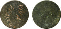 Spain 10 Centimos Spain Provisional Government 1870 OM 10 Centimos Bronze La Seca Mint (170088000) 8.79g VF Carving KM 663 -
