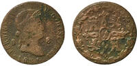 Spain 8 Maravedis Spain Kingdom 1831 8 Maravedis - Fernando VII (2nd portrait) Copper Segovia Mint 10.06g VF KM 486.1 -