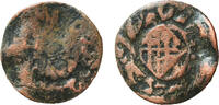Spain 2 Deniers Spain Principality of Catalonia Spanish states 1707 - 1711 Ardite Copper La Seca Mint 1.15g F KM PT4 -