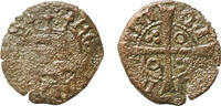 Spain 1 Denier Spain Principality of Catalonia 1479 - 1516 1 Denier - Ferdinandus II Billon (.250 silver) La Seca Mint 0.64g VF Cru 1164 -