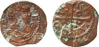 Spain 1 Denier Spain Principality of Catalonia Spanish states 1646 Denier - Louis XIV (Barcelona) Copper La Seca Mint 0.72g VF KM 7 -