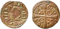 Spain 1 Denier Spain Principality of Catalonia Spanish states 1615 Denier - Philip III (Barcelona,cross) Copper La Seca Mint 0.87g VF KM 14 -